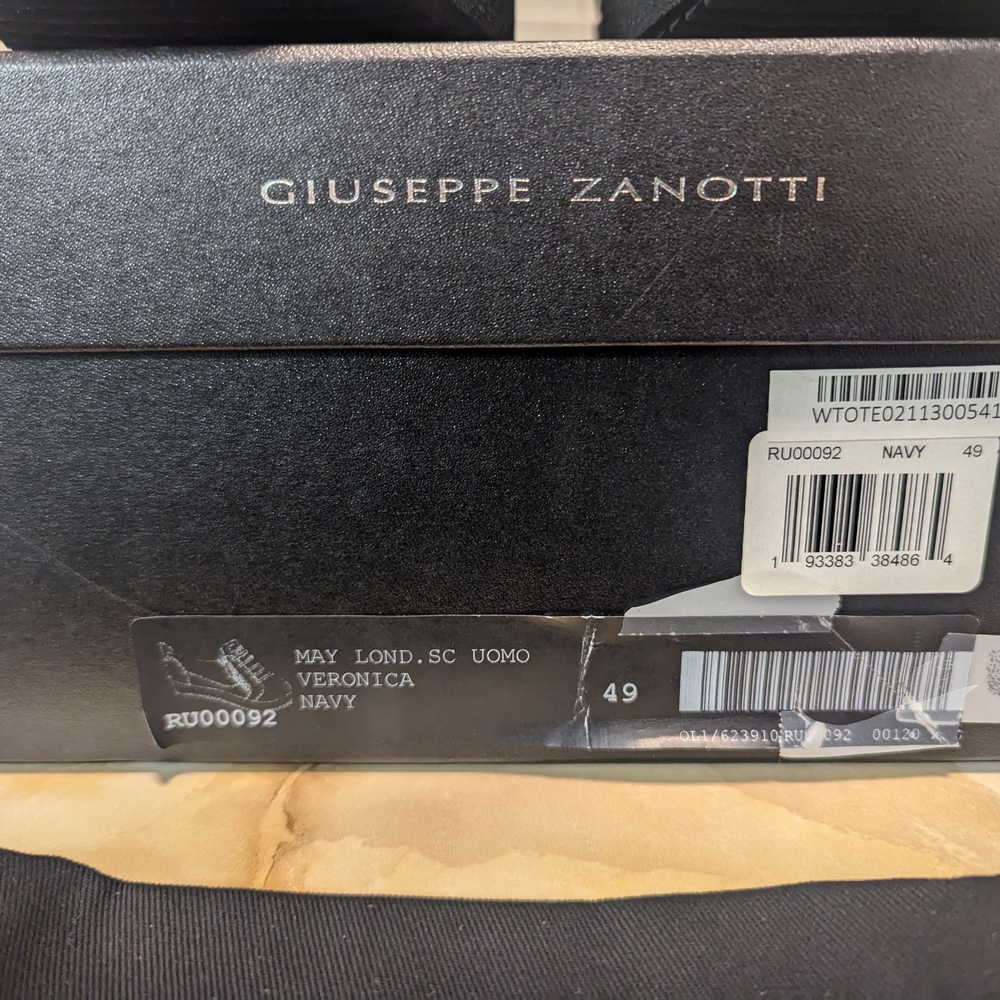 Giuseppe Zanotti Men's Black Sneakers - Picture 13 of 15